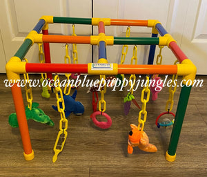 whelping box toy mobile multicolor